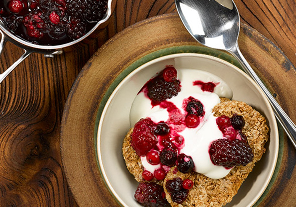 METTENDE SKÅL MED FÅ KALORIER